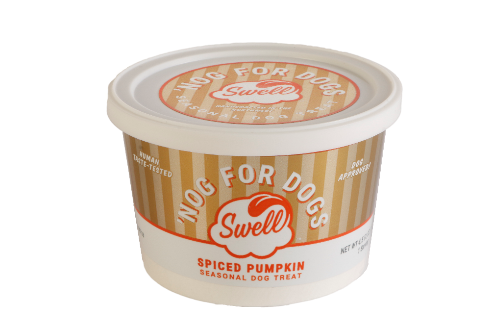 12/4.5oz Frozen Swell gelato- Seasonal Spiced Pumpkin 'Nog - Health/First Aid